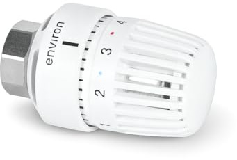 ENVIRON - Thermostatkopf M30 x 1,5 | mit Flüssig-Fühler und Nullstellung | 7-28°C 1-5 | mit Frostschutzfunktion | Heizung Thermostat (1)