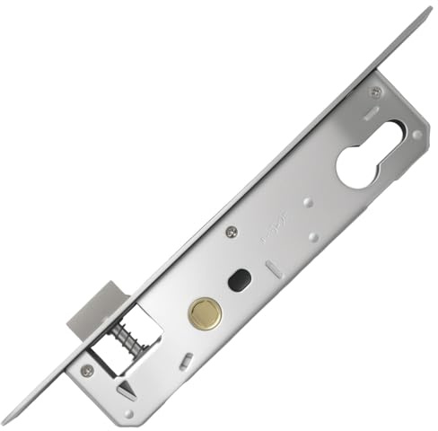 Ollanoos 85x25 mm Edelstahl Einpunkt Türschloss mit U-Bolzen, geeignet für Gartentore und Innentüren, für die Montage links/rechts geeignet