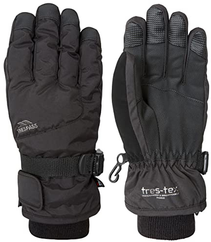 Trespass Kids Ski Gloves Boys Girls Waterproof Insulated Ergon II