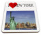 Dessous de verre avec inscription « I Love New York »