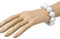 PARTY DISCOUNT Armband, 70er Jahre, Perlen, weiß