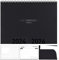 3-Jahres-Kalender-Planer, 2025-2027, Monatsplan, Organizer, Flip-Kalender, Tagebuch mit Tabs, Spiralbindung, Schwarz, 21,6 x 27,9 cm