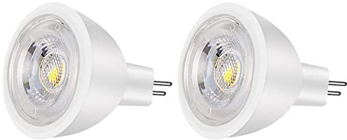 Noobibaba MR11 LED Bulb, GU4 LED 12V Warm White 3W, MR11 Gu4.0 Spotlight 40 Degrees, Non-dimmable 25W Halogen Light Bulb Replacement 2-Count