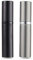 AsaNana Perfume Atomiser, Refillable & Travel Size Perfume Bottle, Leaking Proof,Bottom Pump without Funnel, Luxurious Small women and men, 5ml (CLa-2P(Black&Gray))