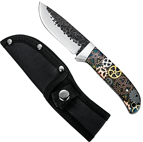 Hobby Hut HH-352, Jagdmesser mit Scheide, Messer mit fester Klinge
