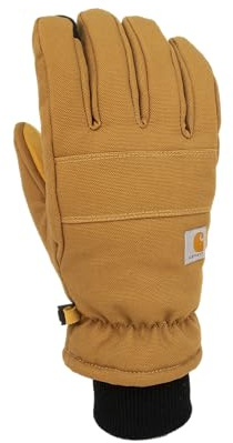 Carhartt Damen Isolierter Enten-/Kunstleder-strickhandschuh Handschuhe für kaltes Wetter