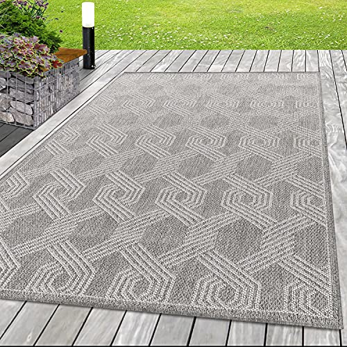 Ayyildiz Teppich Aruba, 1400 x 200 Zentimeter, 4904 Grau