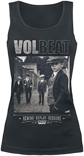 Volbeat Cover - Rewind, Replay, Rebound Frauen Top schwarz XL