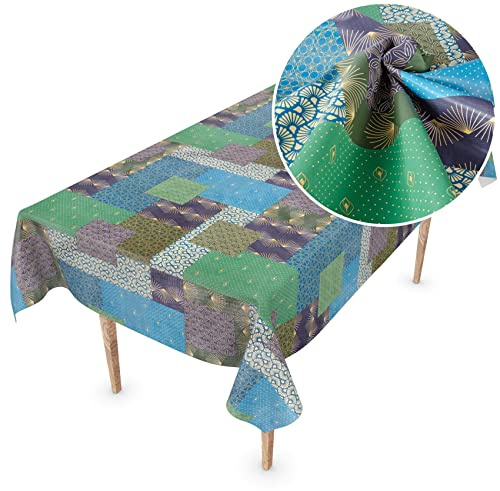 Wachstuchtischdecke Wachstischdecke Meterware Wachstuch abwaschbare Tischdecke PVC frei 100 x 137cm Schnittkante Marie