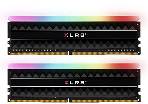 PNY XLR8 Gaming REV RGB 16GB (2x8GB) DDR4 3200MHz (PC4-25600) CL16 1.35V Dual Channel Desktop (DIMM) Memory