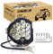 RIGIDON 1x Rund Led Arbeitsscheinwerfer, 7 Zoll 75W 7500 Lumen alu led lichtleiste, 12V 24V Wasserdicht offroad beleuchtung für Auto ATV LKW Traktor Fahrzeuge 4x4, led nebelscheinwerfer 6000k weiß