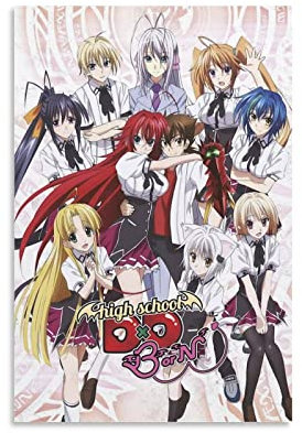 DXD-Poster, Anime-High School, 20 x 30 cm, ungerahmt