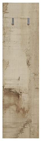 Web Convenienza Pannello Porta Abiti 2 Ganci - Made in Italy - Collezione Hamburg - Mobile Attaccapanni - Appendiabiti Ingresso Design Moderno e Originale - Color Pero