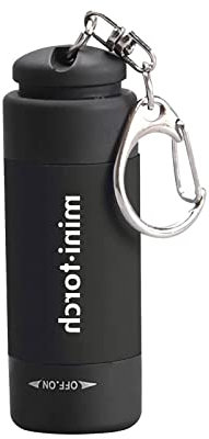 BBASILIYSD Portatile Mini Portachiavi Pocket Torcia USB Ricaricabile LED 25lm Torcia Elettrica Esterna Luce di Campeggio Q3K4 Impermeabile 0.5W