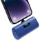 Mini Batterie Externe pour iPhone 5200mAh Power Bank Ultra-Compact et Léger 20W PD Charge Rapide Chargeur Externe avec Écran LCD, Petit Batterie Portable Compatible avec iPohone 14/13/11/X/8/SE - Bleu