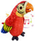 WEofferwhatYOUwant Loro Parlante - Gran Peluche Guacamayo - Activación Vocal - Repite Lo Que Dices - Boca Se Mueve Alas Aletean - Suave Mimoso - Diversión Familiar