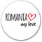 Huuraa Aufkleber Romania my love Geschenk 10cm Sticker Romania Geschenkidee