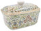 Lesser & Pavey Hyacinth Butter Dish with Lid for Kitchen & Home | Fine China Adorable Butter Dish | British Designed Butter Dishes for All Sizes of Butter - William Morris