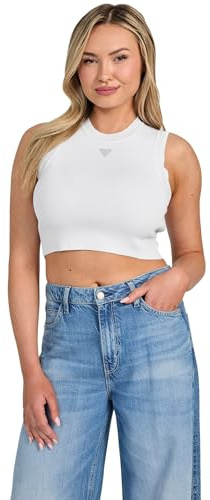 GUESS Top Alexia Jerseytop weiß, XS