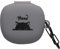 kwmobile Hülle kompatibel mit JBL Live Pro 2 TWS Hülle - Silikon Kopfhörer Schutzhülle Case Cover Grau Schwarz
