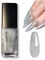 Glitzer Nagellack, Langanhaltender schnelltrocknender Nagellack mit natürlichen Inhaltsstoffen - 13ml Shimmer Silver Glitter Nail Polish - DIY Nail Art Maniküre (007)