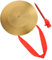 OFFSCH Kleiner Hand Gong Chinesischer Operngong Aus Kupfer Percussion Instrument Für Musikunterricht Und Spiel Kompakt Und Tragbar Glatte Kanten Für Sicheren Gebrauch