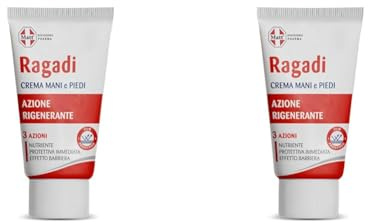 Matt, Ragadi Crema Mani e Piedi, Azione Rigenerante, Nutriente, Protettiva, Effetto Barriera, Ricca di Attivi e Oli Vegetali, Ideale per Prevenire Screpolature e Ragadi, 75 ml (Confezione da 2)