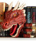 Drachen-Buchstütze, lässt sich aus Ihrem Regal lösen, solide Konstruktion, Verwendung zwischen Büchern oder auf einem Bücherregal oder einer Buchecke, Fantasie-Drachen-Dekor, Gothic-Mittelalter-Regale