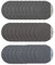 BOOWAN NICOLE Nass-Trockene Sandpapiere für Jesmonite Beton Terrazzo, Runde Haken und Schleife Schleifmaschine mit 100/400/1000 Grit für Handwerk Polieren (a0334+a0335+a0336)