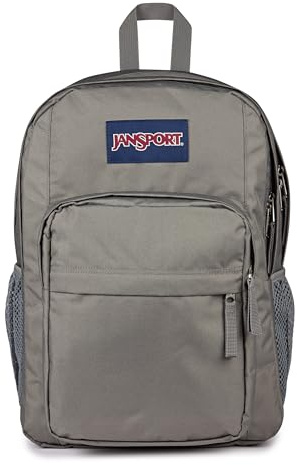 JANSPORT Big Day Pack Großer Rucksack, 15 Inch Laptop Laptopfach, 43.5 x 19 x 32.5 cm, Graphite Grau, Grau