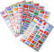 7 Kleine A4 Länder Flaggen Aufkleber, 224 Stück Länderfahnen Flaggen Set, Gesicht Aufkleber, Aufkleber Weltflagge, Länderflaggen Aufkleber für Modellbau, Koffer, Dekoration (Weltweit)