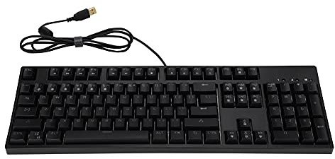 Ylwxzenith M 8 104 Key Mechanical Keyboard, Wired with Vibrant RGB Backlight, Ergonomic Design for Gaming and Office Use