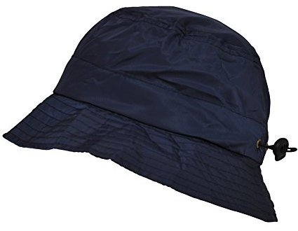 Toutacoo, Regenhut aus Nylon, faltbar in Seiner integrierten Tasche -(04- Blau/Regen)