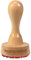 Personalisierbarer runder Holzstempel Ø 50mm mit eigenem Text und Logo - Stempel aus Holz selbst gestalten - optional mit Stempelkissen