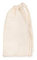 Bronta Mill Plain Natural 100% Cotton Drawstring Stuff Bags | Eco Friendly Storage Pouch | Beige - XS - 20cm x 14cm