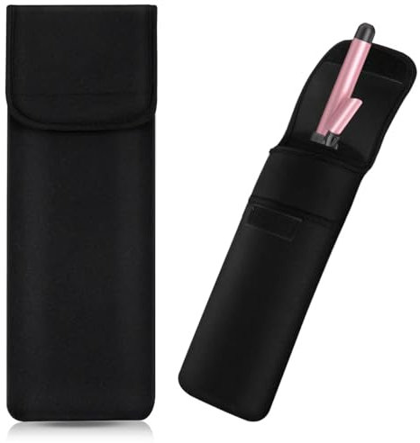 BASELIFE, custodia da viaggio per piastra per capelli e arricciacapelli, in neoprene, resistente all’acqua