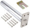 Chrome Finish Rectangular Concealed Door Closer - Fire Rated BS476