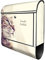 banjado® Design Briefkasten personalisiert Holgerson 38,5x46,5x13cm & 2 Schlüssel - Briefkasten Stahl schwarz Zeitungsfach pulverbeschichtet - Postkasten A4 Einwurf inkl. Montagematerial