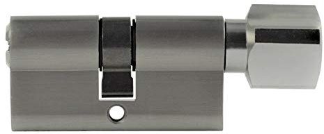 1x Knaufzylinder 60 mm 30/30 ohne Schlüssel als Blindzylinder nutzbar