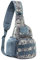 NuCamper Taktisch Sling Rucksack Umhangetasche Militar Brusttasche Tactical Crossbody Bag mit Flaschenhalter für Reise Wandern Radfahren Outdoor Multipurpose Tagepacks