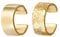 Elli Ohrringe Damen Earcuff Set Breit Basic Gehämmert in 925 Sterling Silber