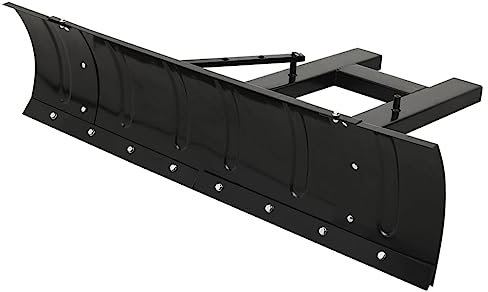 vidaXL Schneeschild für Gabelstapler 150x38 cm Schwarz