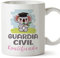 MUGFFINS Tazas para GUARDIA CIVIL mujer - En Español - Koalificado/koalificada - 11 oz / 330 ml - Regalo original y divertido
