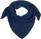 styleBREAKER Damen XXL Strick Dreieck Schal Einfarbig mit Schachbrett Strickmuster, Maxi Schal, Dreieckstuch, Warmes Winter Tuch 01020047, Farbe:Dunkelblau