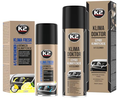 Kit Limpiador Aire Acondicionado Higienizante A/C - Limpieza y Desinfeccion Eliminador Olores - Limpia y Refresca - Antibacteriana Aroma Limon (3)