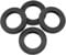 Dsjnf Microphone Stand Nut 5/8 Inch-27 Double Locking Nut for Microphone Screws 4PCS
