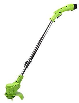Cortacésped rotativo, cortacésped inalámbrico con batería de 3000mAh, cortacésped eléctrico para el hogar, cortacésped telescópico Ligero, 14cm