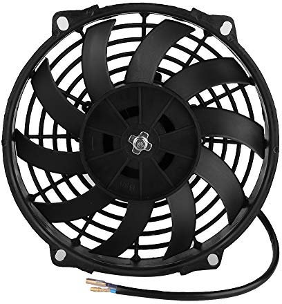 QANYEGN 24-V-Auto-Lüfter, Universal-Auto-Lüfter Mit Gebogenen Flügeln, Auto-Klimaanlagen-Lüfter Für Universal-Autos, Technische Fahrzeuge