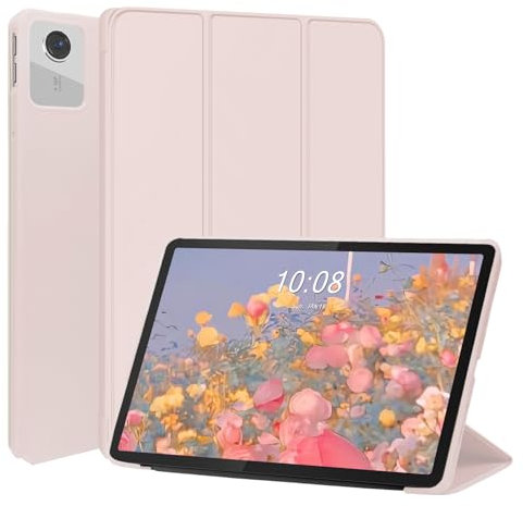 FANSONG Case for Lenovo Tab M11 2024, Tablet Cover for Lenovo Tab M11 11 inch TB330FU TB330XU TPU With Auto Wake/Sleep Magnetic Closure Smart Cover Flip Stand (Pink)