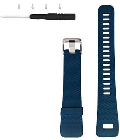 Armband Kompatibel für Garmin Vivosmart HR+, Uhrenarmband, Sportliches Silikonarmband, Ersatzarmband aus strapazierfähigem und weichem Silikon